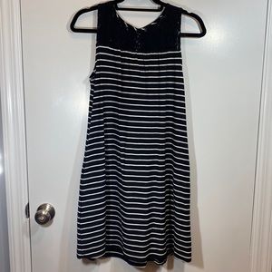 Merona striped trapeze dress Target XS